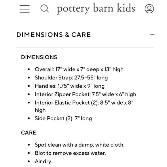 NWT Pottery Barn Classic Diaper Bag Tote Canvas Leather Embroidered “T” Monogram - Picture 9 of 16